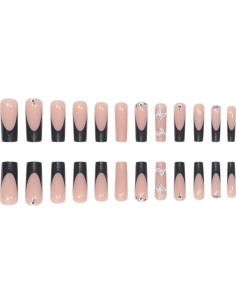 Kits de Uñas Postizas Acrílicas POKENGDA - Largas y Brillantes 2