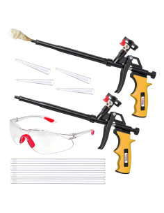 Pistola de Espuma Aislante Wolline 2 Paquete Amarillo