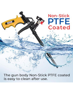 Pistola de Espuma Aislante Wolline 2 Paquete Amarillo 2