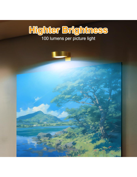 Luz de Imagen LED Recargable Kandicyar - Paquete de 2, 13 Colores RGB