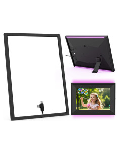 Marco Exterior LED FANGOR 10.1" para Foto Digital - 7 Colores