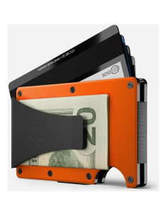 Billetera Ridge para hombres con bloqueo RFID - Naranja Basecamp 2