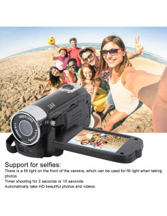 Cámara de Video Digital Segrehy HD 4K 48MP Zoom 16X 2