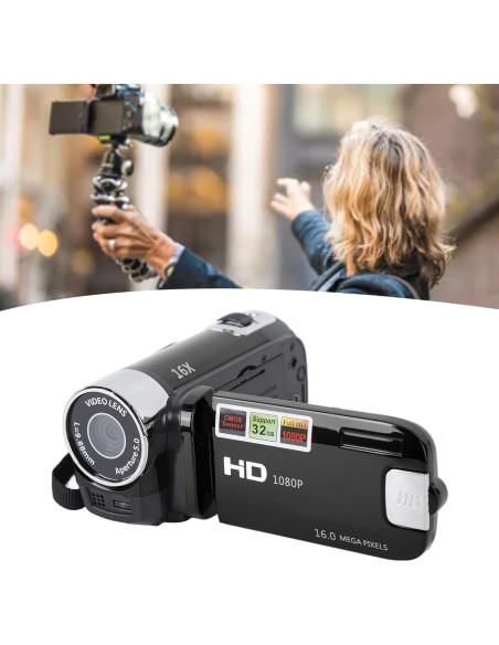 Cámara de Video Digital Segrehy HD 4K 48MP Zoom 16X