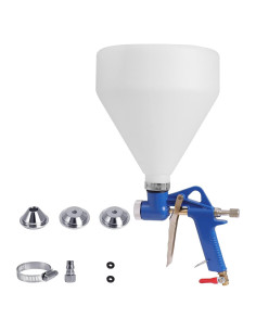 Pulverizador de Textura Aflybltol 1.5 Galones Azul con 3 Boquillas