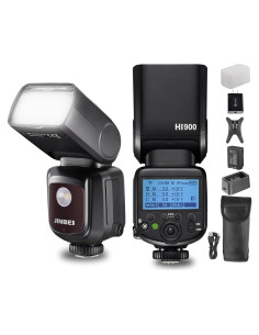 Flash de Cámara JINBEI HI-900 TTL 80Ws GN60 HSS 1/8000s