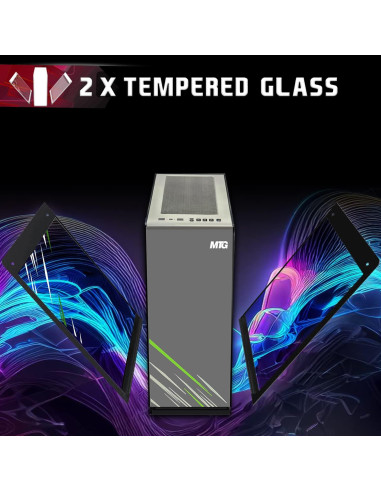 PC Gaming Aurora Max - Intel i5 12 Gen, GTX 1660S, 16GB RAM, 1TB SSD