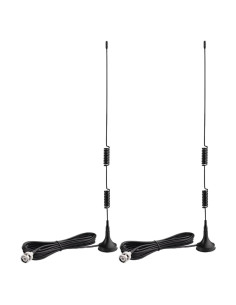 Antena de escáner BNC TREADALT-TEC 20-1300MHz Paquete de 2