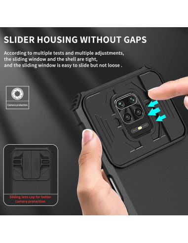 Funda para Xiaomi Redmi Note 9 Pro/9S/Pro Max con soporte y protección