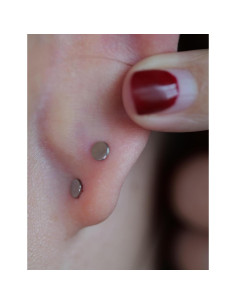 Pendientes de Titanio Hipoalergénicos Limerencia 18G 2PCS 2