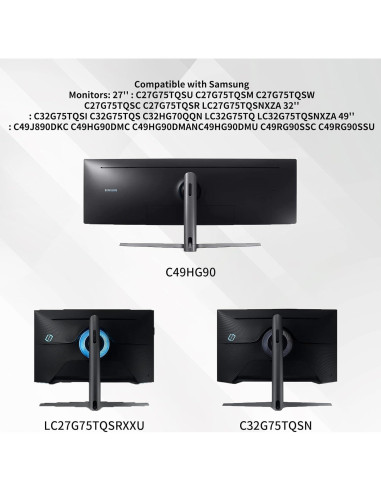 Adaptador VESA JUNBOMAOYI para Monitores Samsung 32" Curvos