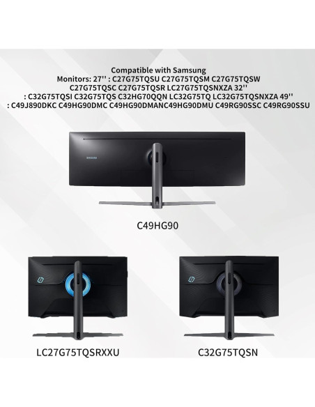 Adaptador VESA JUNBOMAOYI para Monitores Samsung 32" Curvos