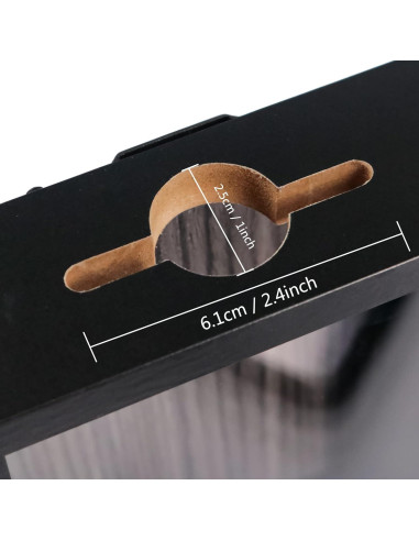 Caja de Sombra Pequeña FramePro 5x7 Negro con Ranura