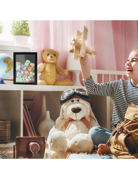 Caja de Sombra Pequeña FramePro 5x7 Negro con Ranura