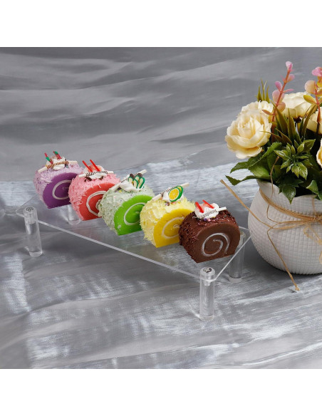 Paquete de 3 estantes acrílicos organizadores 200mm WDONAY