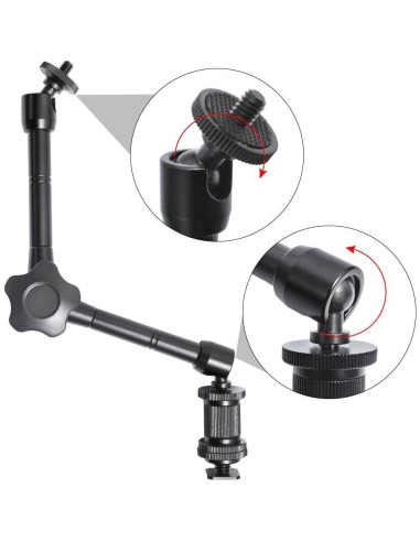 Brazo Mágico Articulado Fotoconic 28cm con Super Pinza