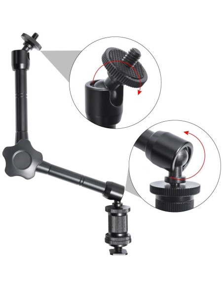 Brazo Mágico Articulado Fotoconic 28cm con Super Pinza