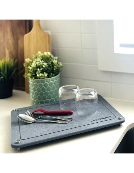 Alfombrilla de Secado de Piedra Diatomácea LittleMiddle 40x30cm