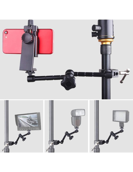 Brazo Mágico Articulado Fotoconic 28cm con Super Pinza
