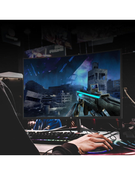 Monitor Curvo para Juegos Z-Edge UG24 24" FHD 180Hz 1ms