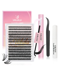 Kit de Extensión de Pestañas DIY UILULU 280pcs 30D 40D 9-16mm
