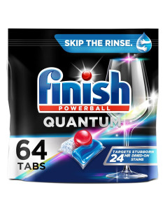 Finish Quantum 64 Tabletas para Lavavajillas - Limpieza Extrema