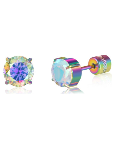 Pendientes de Titanio Puro Hopply G23 Hipoalergénicos 20G