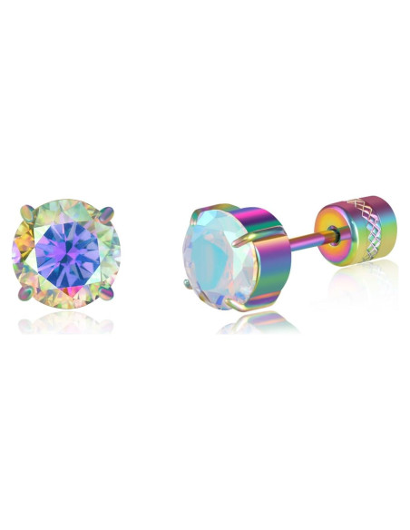 Pendientes de Titanio Puro Hopply G23 Hipoalergénicos 20G