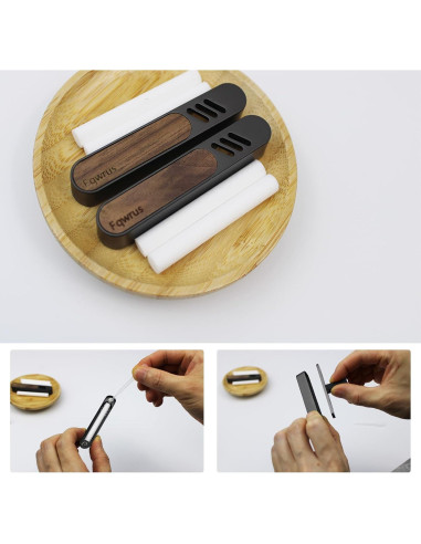 Clip de Ventilación para Ambientador de Coche Fqwrus - Metal y Madera