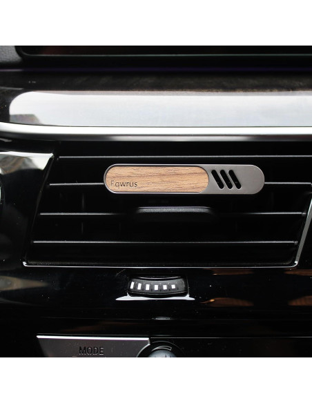 Clip de Ventilación para Ambientador de Coche Fqwrus - Metal y Madera Clip de Ventilación para Ambientador de Coche Fqwrus - Metal y Madera