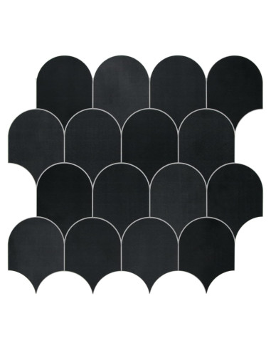 Azulejo Autoadhesivo 3D SUNWINGS Negro 10 Hojas 8.62 m