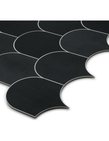 Azulejo Autoadhesivo 3D SUNWINGS Negro 10 Hojas 8.62 m