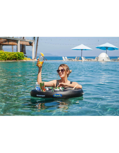 Soporte Inflable de Bebidas FEEBRIA para Piscina y Jacuzzi