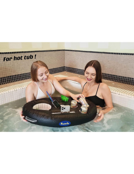 Soporte Inflable de Bebidas FEEBRIA para Piscina y Jacuzzi
