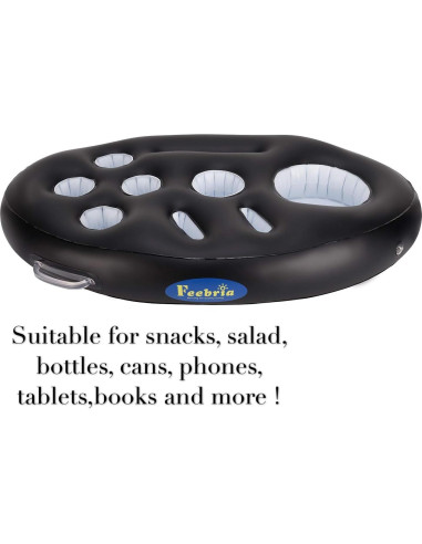 Soporte Inflable de Bebidas FEEBRIA para Piscina y Jacuzzi