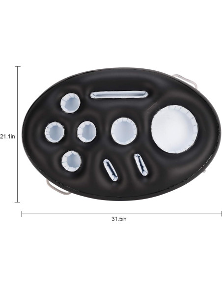 Soporte Inflable de Bebidas FEEBRIA para Piscina y Jacuzzi