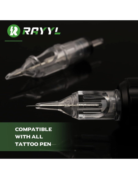 Agujas de Cartucho para Tatuaje Rayyl 1003RL - 20 Piezas