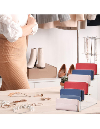 Organizador de Bolsos Acrílico Cabilock 6 Niveles 23x21cm