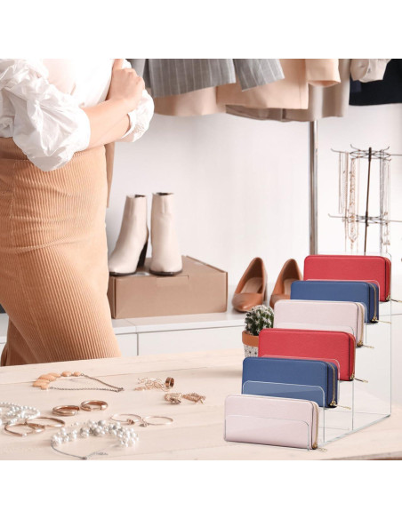 Organizador de Bolsos Acrílico Cabilock 6 Niveles 23x21cm