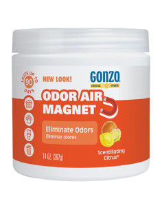 Gonzo Gel Absorbente de Olores Cítricos 396.9g - Eliminador