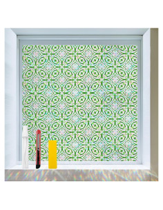 Película de Privacidad para Ventanas COUNTEWOL 44.5x199.4cm Arcoíris