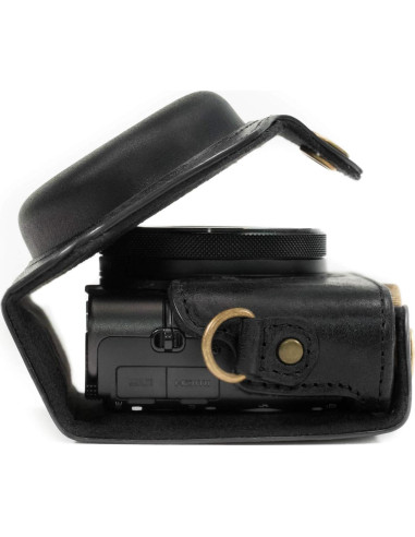 Funda de Cuero Genuino MegaGear para Cámara Sony Cyber-Shot RX100