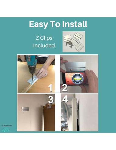 Difusor Acústico de Madera SoundAssured 60x60cm - Control de Eco