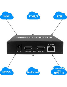 Codificador de Video HDMI EXVIST ON-DMI-16D 1080P con SD 2