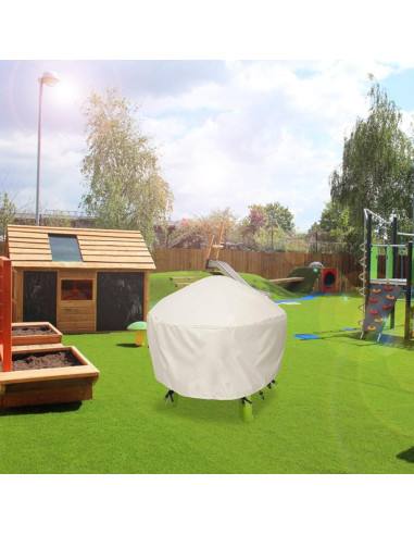 Cubierta de Mesa de Agua Aacabo 87x87x45 cm Beige