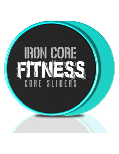 Deslizadores de Núcleo Iron Core Fitness Azul 17.5cm