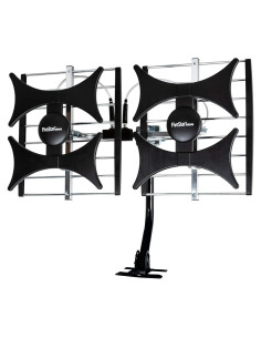 Antena Amplificada HDTV Multidireccional Five Star - 321 km Alcance, UHF/VHF, 4K