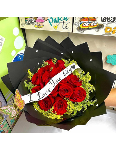 1245 Etiquetas de Letras Autoadhesivas Huimdery Negras