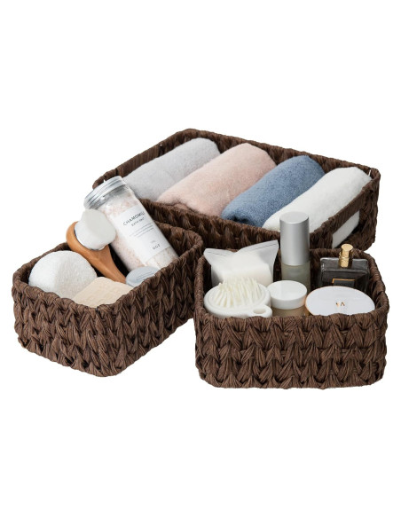 Cestas de Mimbre para Organizar GRANNY SAYS - 3 Piezas