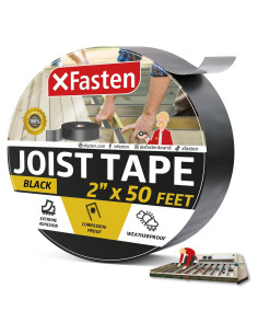 Cinta Butílica XFasten 5 cm x 15 m Impermeable para Decking